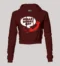 Hello Dubai Ah? Women's Crop Hoodies in Maroon Color